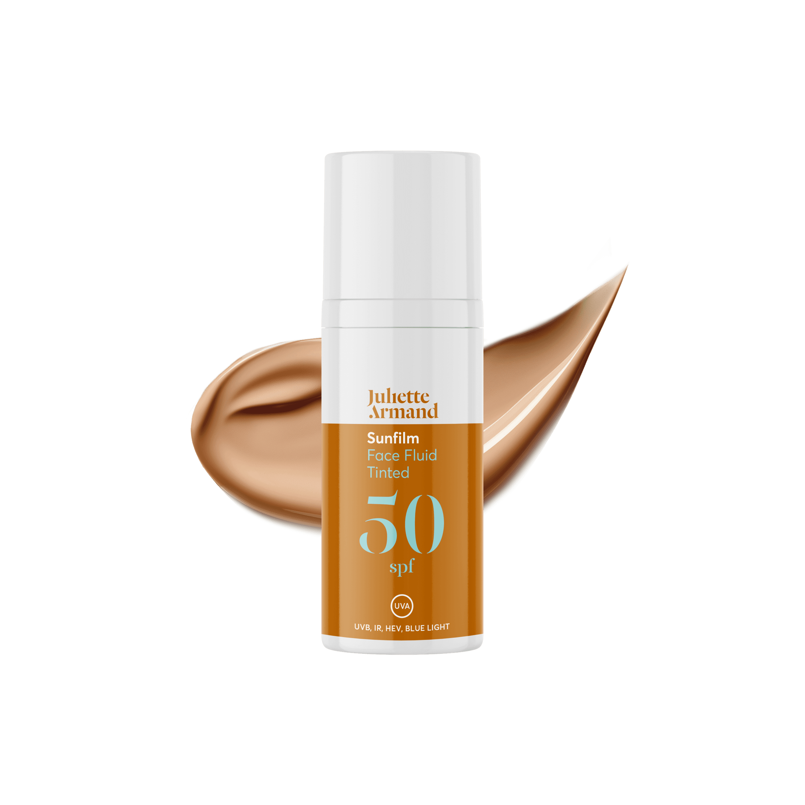 Face Fluid Tinted SPF50 50ml with texture